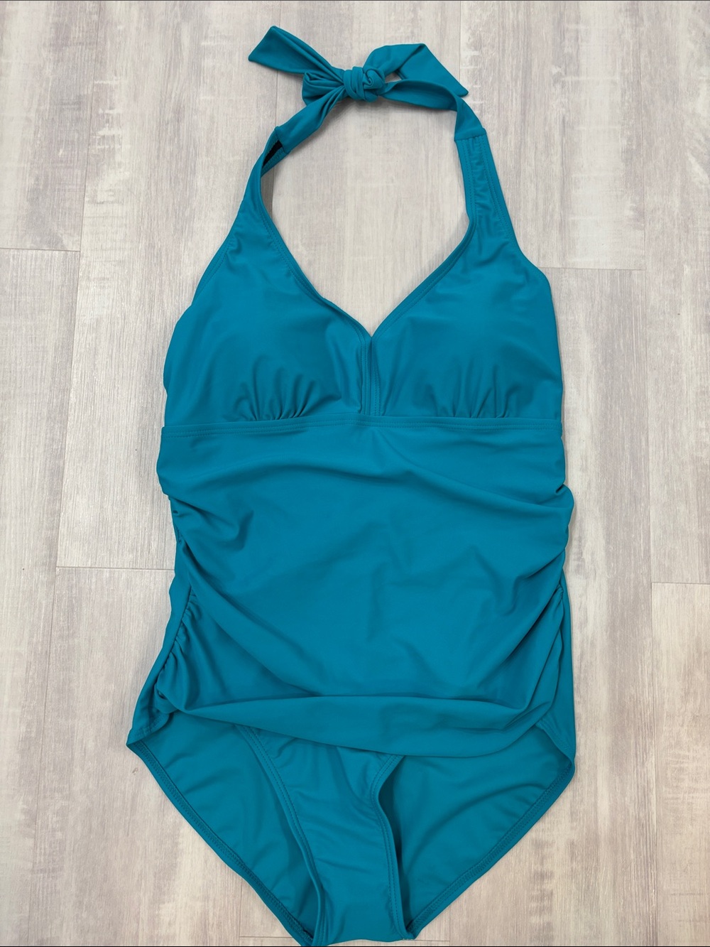Ingear Teal Halter One-Piece Swimsuit Size 14